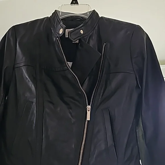 Michael Kors Leather Jacket - Picture 1 of 15